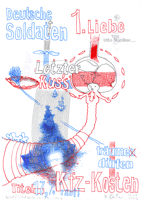 Hannes Kater - Zeichnung f&uuml;r den 23-09-2006