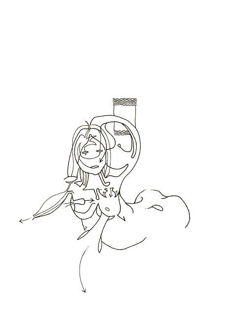 Hannes Kater - Zeichnung f&uuml;r den 18-07-2006