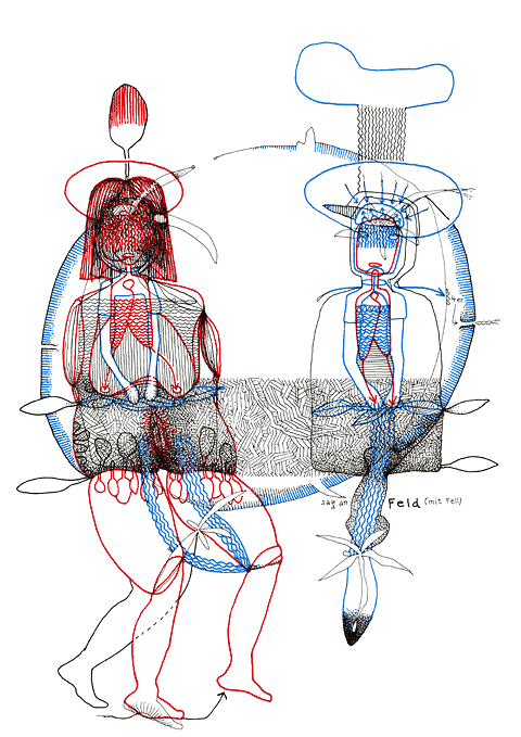 Hannes Kater - Zeichnung f&uuml;r den 21-07-2006