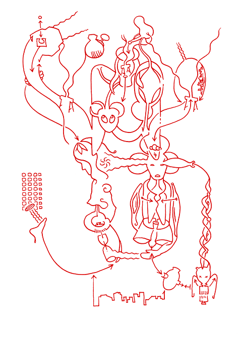 Hannes Kater - Zeichnung f&uuml;r den 04-08-2006