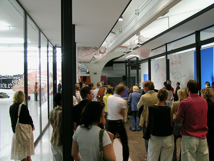 Hannes Kater - Wucherungen und Wandnahmen - Er&ouml;ffnung