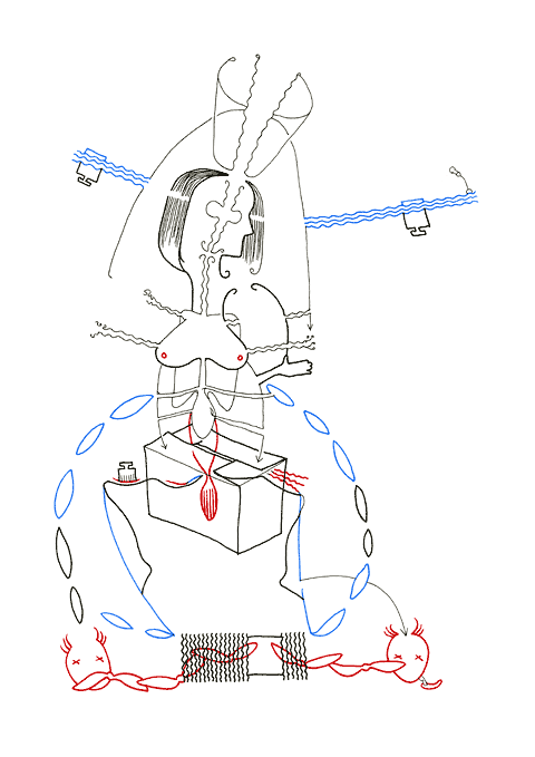Hannes Kater - Zeichnung f&uuml;r den 25-06-2006