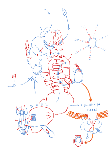 Hannes Kater - B&auml;ckerzeichnung 05 / reset, 381x539 Pixel